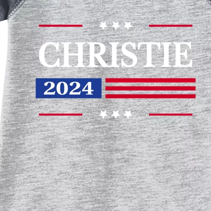 Chris Christie 2024 For President American Infant Baby Jersey Bodysuit