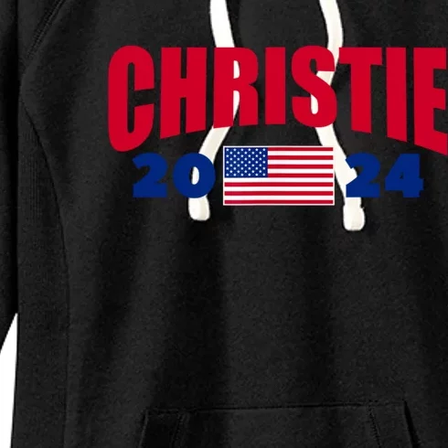 Chris Christie 2024 For President American Women's Fleece Hoodie