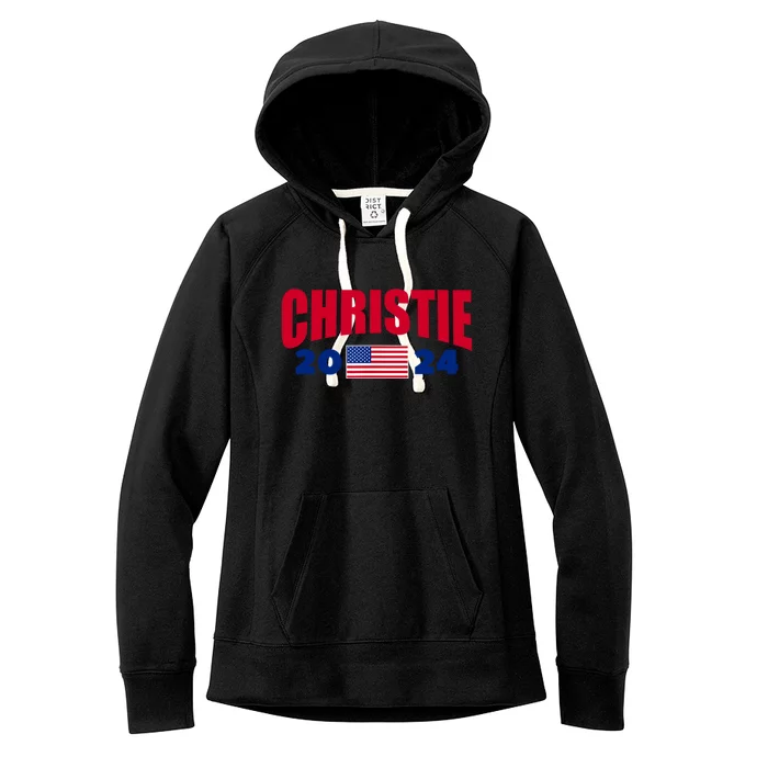 Chris Christie 2024 For President American Women's Fleece Hoodie