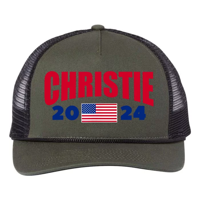 Chris Christie 2024 For President American Retro Rope Trucker Hat Cap