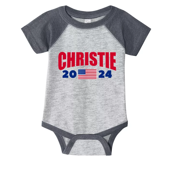 Chris Christie 2024 For President American Infant Baby Jersey Bodysuit