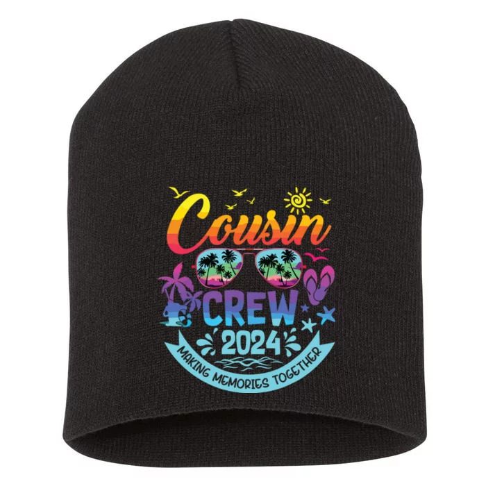 Cousin Crew 2024 Summer Vacation Beach Family Trips Matching Short Acrylic Beanie