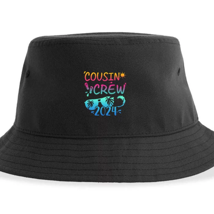 Cousin Crew 2024 For Summer Vacation Holiday Family Camp Sustainable Bucket Hat