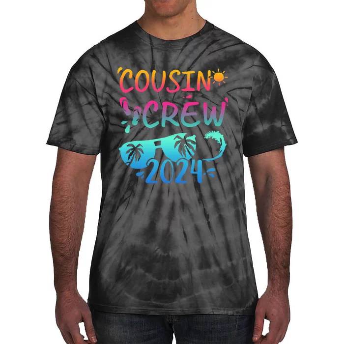 Cousin Crew 2024 For Summer Vacation Holiday Family Camp Tie-Dye T-Shirt