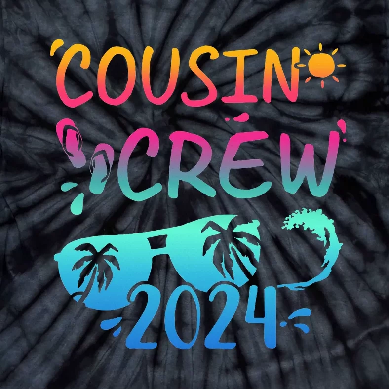 Cousin Crew 2024 For Summer Vacation Holiday Family Camp Tie-Dye T-Shirt