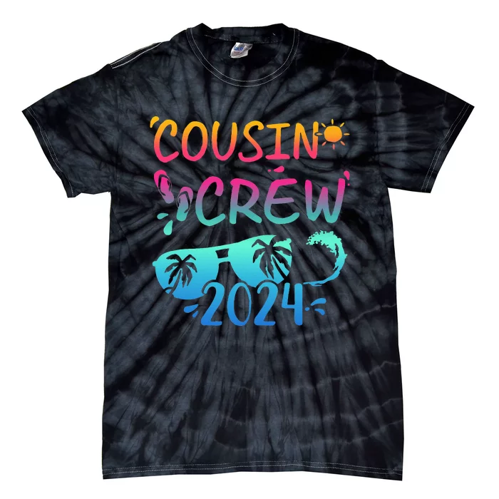 Cousin Crew 2024 For Summer Vacation Holiday Family Camp Tie-Dye T-Shirt