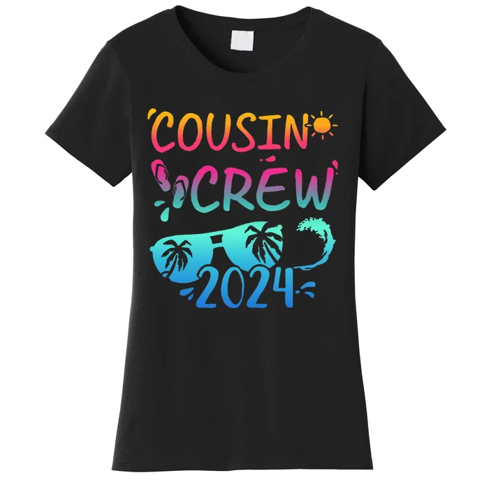 Cousin Crew 2024 For Summer Vacation Holiday Family Camp Women's T-Shirt