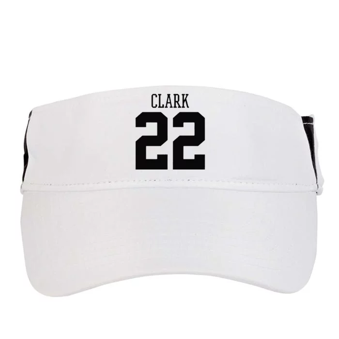 Cute Clark 22 Iowa Basketball Gift Adult Drive Performance Visor