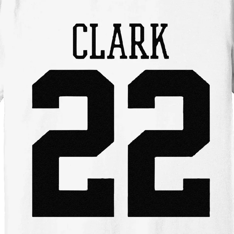 Cute Clark 22 Iowa Basketball Gift Premium T-Shirt