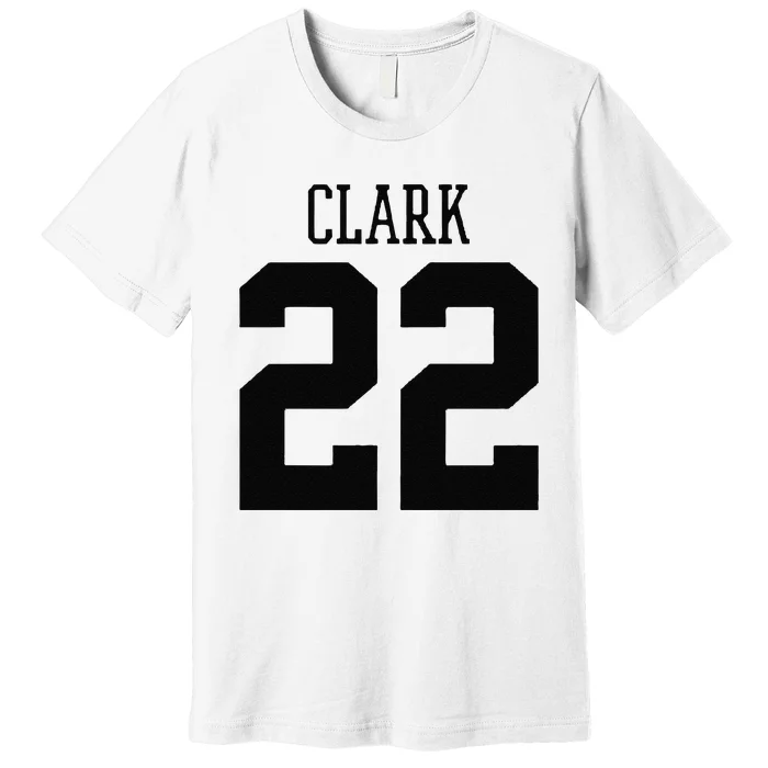 Cute Clark 22 Iowa Basketball Gift Premium T-Shirt