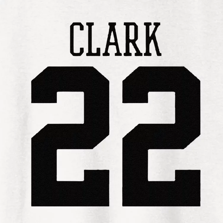 Cute Clark 22 Iowa Basketball Gift Women's Crop Top Tee