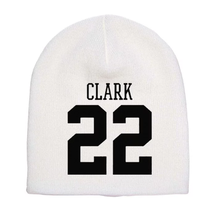 Cute Clark 22 Iowa Basketball Gift Short Acrylic Beanie