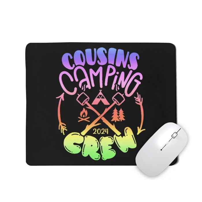 Cousin Camping 2024 Crew Tie Dye Mousepad