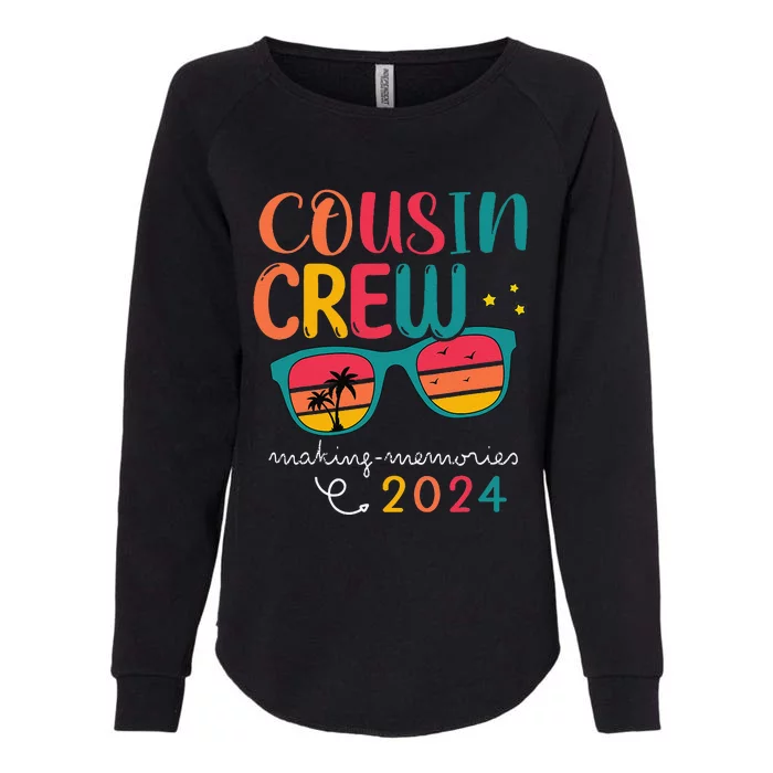 Cousin Crew 2024 Family Reunion Making Memories Matching Womens California Wash Sweatshirt