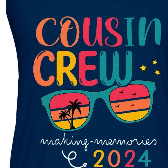 Cousin Crew 2024 Family Reunion Making Memories Matching Ladies Essential Flowy Tank