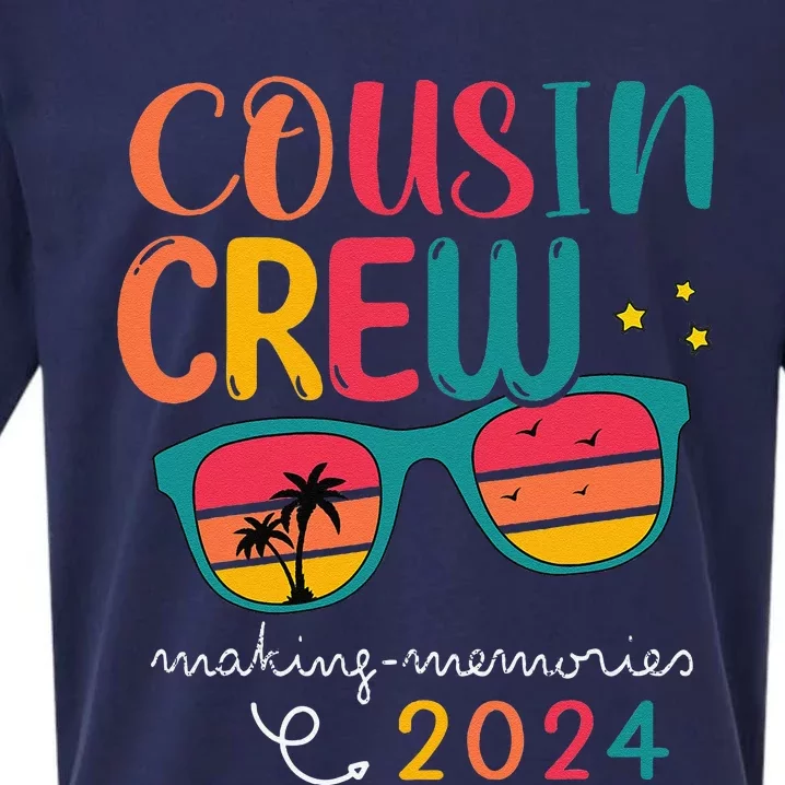 Cousin Crew 2024 Family Reunion Making Memories Matching Sueded Cloud Jersey T-Shirt