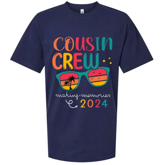 Cousin Crew 2024 Family Reunion Making Memories Matching Sueded Cloud Jersey T-Shirt