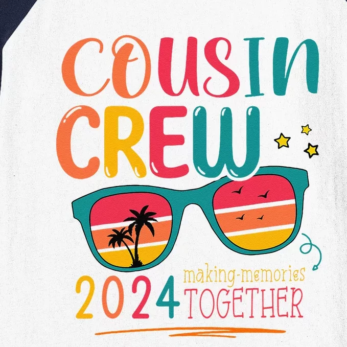 Cousin Crew 2024 Family Reunion Making Memories Matching Baseball Sleeve Shirt