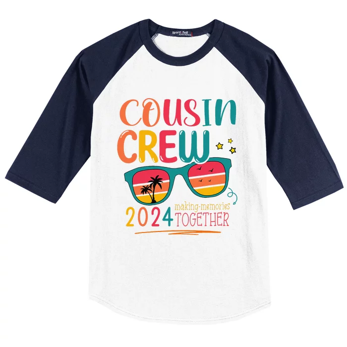 Cousin Crew 2024 Family Reunion Making Memories Matching Baseball Sleeve Shirt