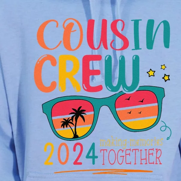 Cousin Crew 2024 Family Reunion Making Memories Matching Unisex Surf Hoodie