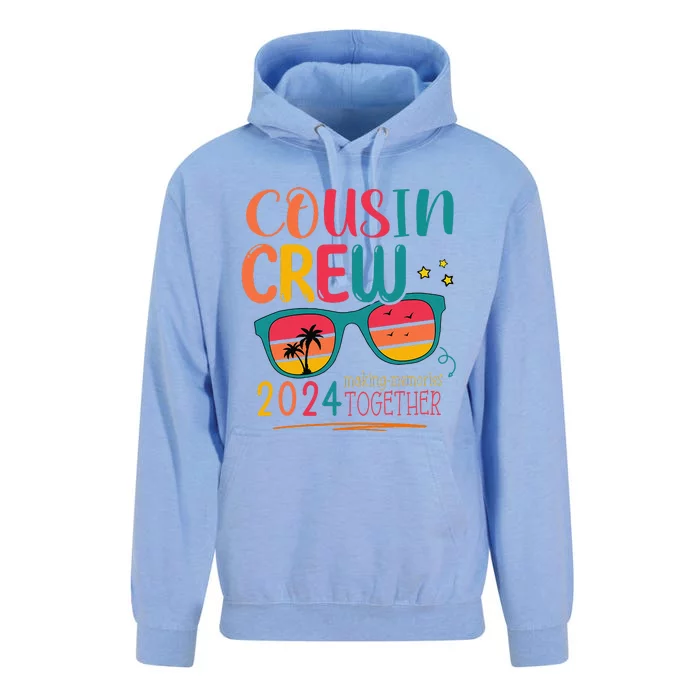 Cousin Crew 2024 Family Reunion Making Memories Matching Unisex Surf Hoodie