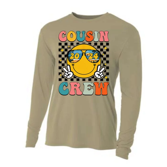 Cousin Crew 2024 Family Vacation Summer Beach Cooling Performance Long Sleeve Crew