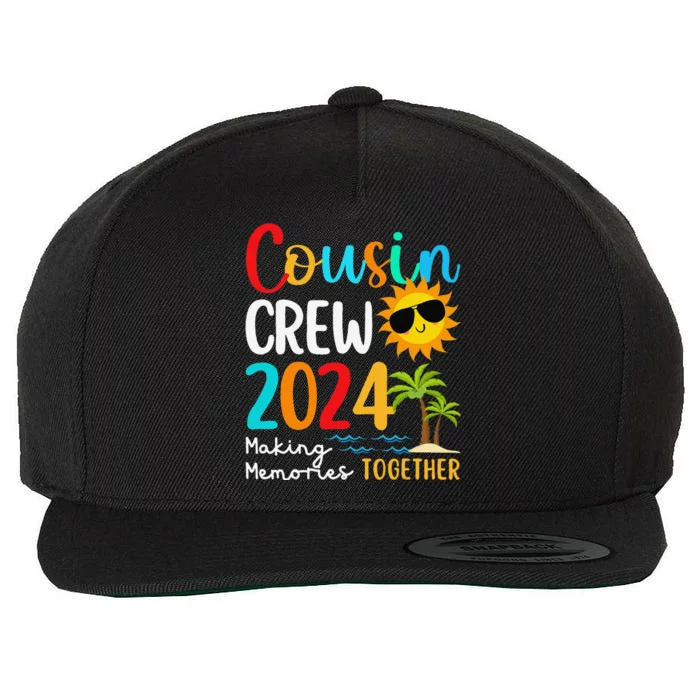 Cousin Crew 2024 Summer Vacation Beach Family Trips Matching Wool Snapback Cap