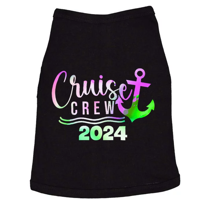 Cruise Crew 2024 Vacation Trip Sailing Squad Doggie Tank