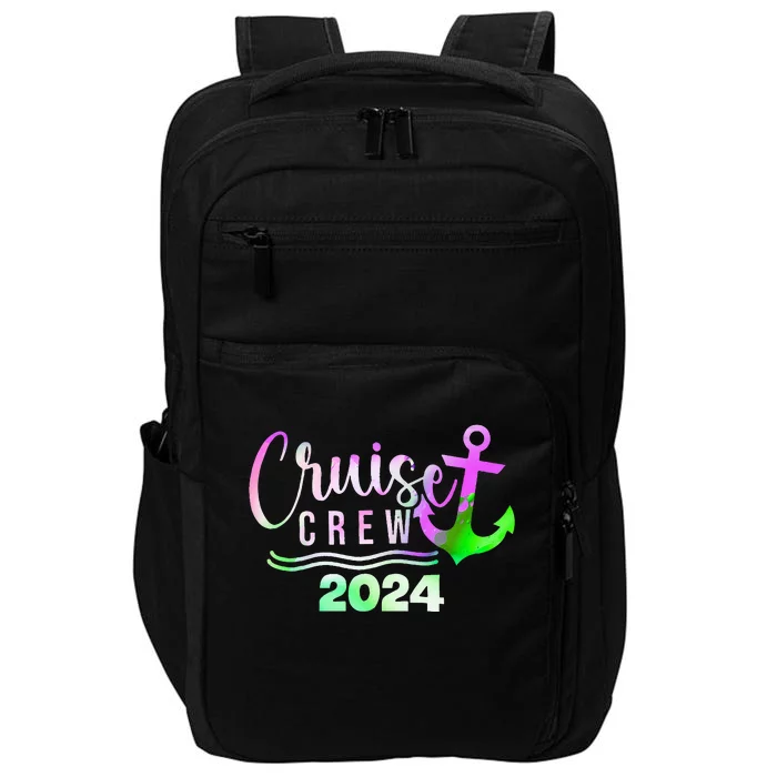 Cruise Crew 2024 Vacation Trip Sailing Squad Impact Tech Backpack