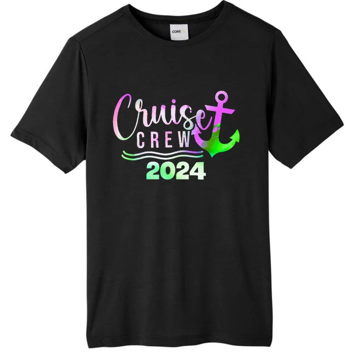 Cruise Crew 2024 Vacation Trip Sailing Squad ChromaSoft Performance T-Shirt