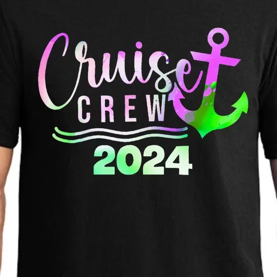 Cruise Crew 2024 Vacation Trip Sailing Squad Pajama Set