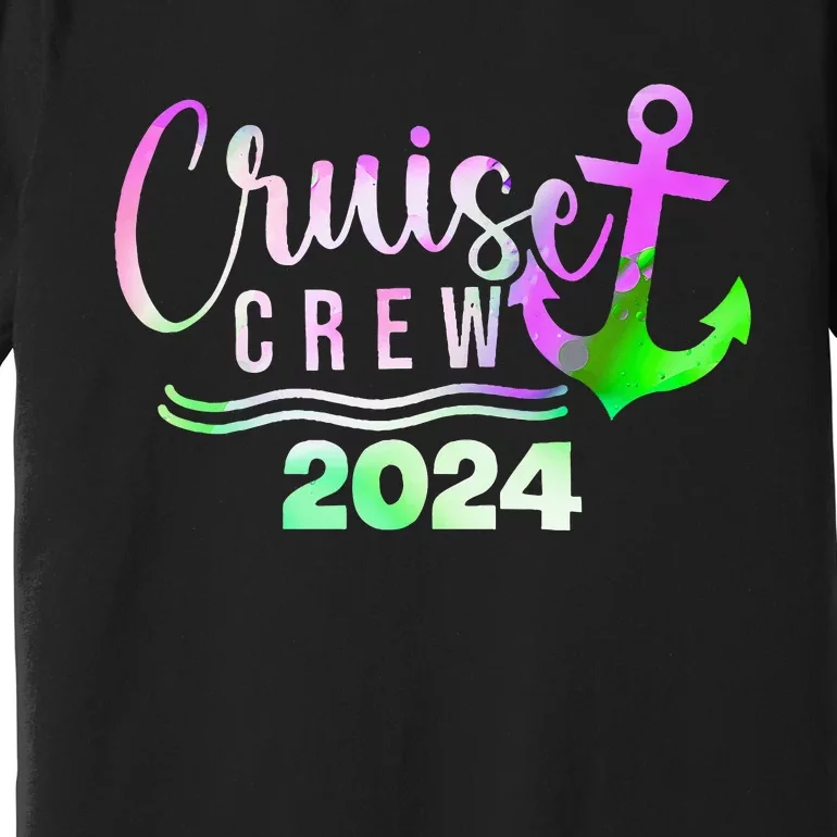 Cruise Crew 2024 Vacation Trip Sailing Squad Premium T-Shirt