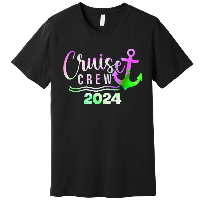 Cruise Crew 2024 Vacation Trip Sailing Squad Premium T-Shirt