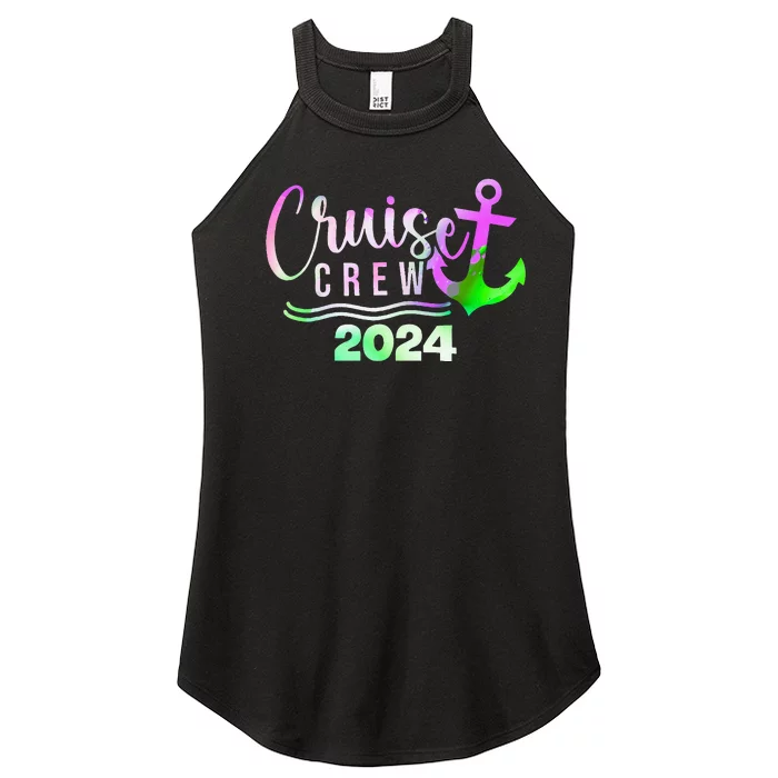 Cruise Crew 2024 Vacation Trip Sailing Squad Women’s Perfect Tri Rocker Tank