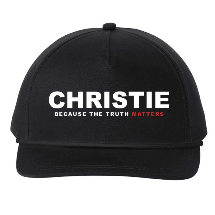 CHRIS CHRISTIE 2024 Snapback Five-Panel Rope Hat