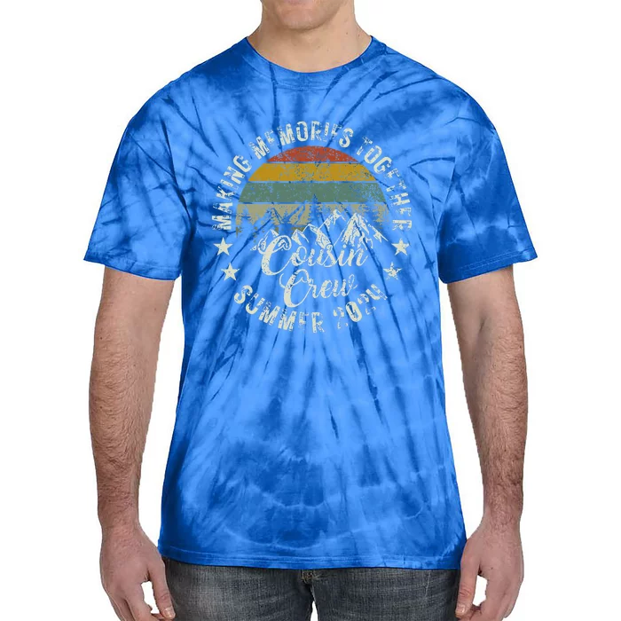 Cousin Crew 2024 Summer Vacation Beach Family Trips Matching Tie-Dye T-Shirt