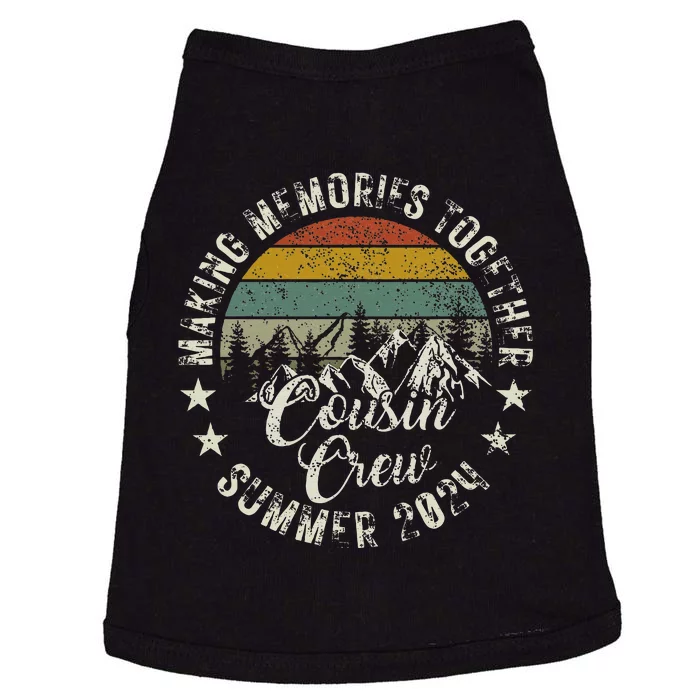 Cousin Crew 2024 Summer Vacation Beach Family Trips Matching Doggie Tank