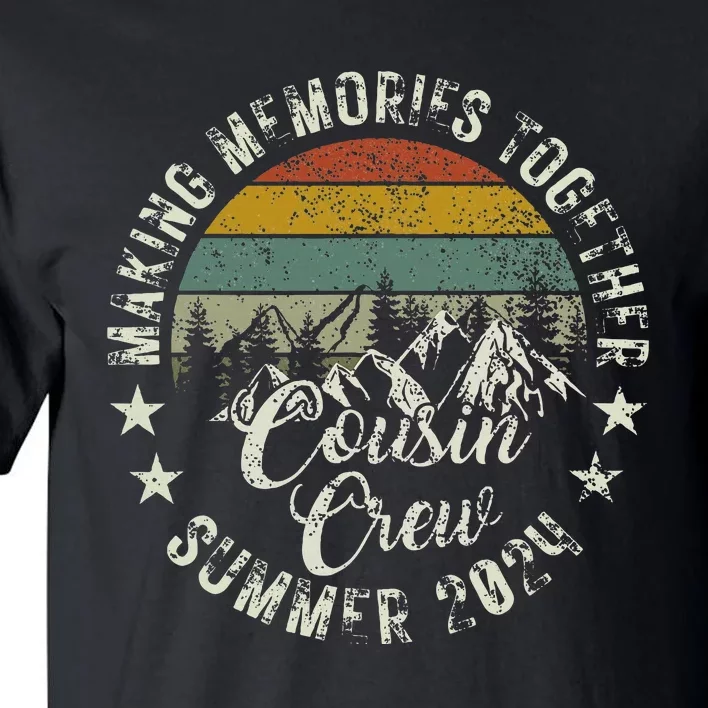 Cousin Crew 2024 Summer Vacation Beach Family Trips Matching Tall T-Shirt