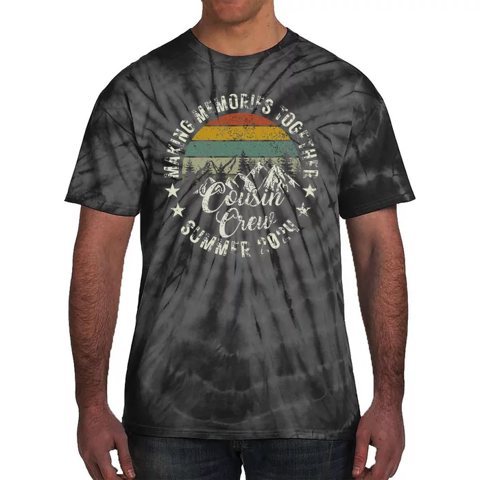 Cousin Crew 2024 Summer Vacation Beach Family Trips Matching Tie-Dye T-Shirt