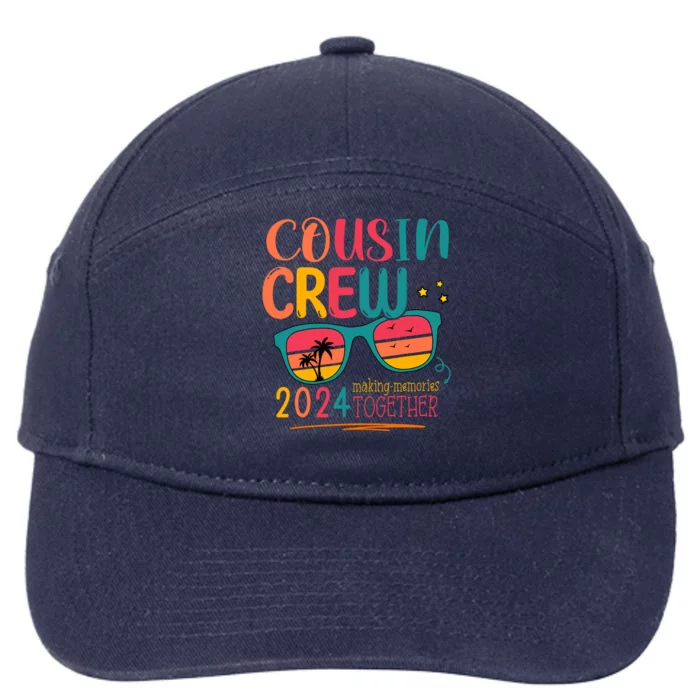 Cousin Crew 2024 Family Reunion Making Memories Matching 7-Panel Snapback Hat