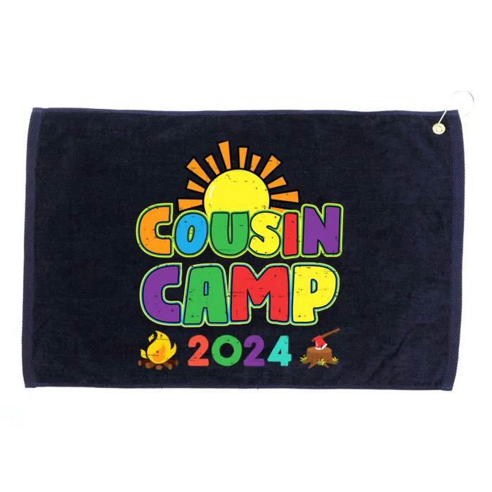 Cousin Camp 2024 Family Vacation Summer Camping Crew Cute Grommeted Golf Towel