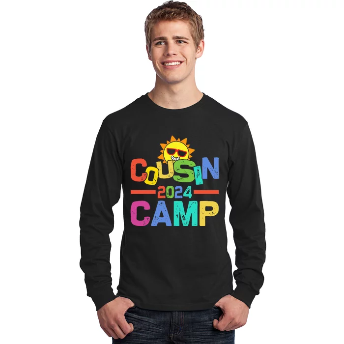 Cousin Camp 2024 Family Vacation Summer Camping Long Sleeve Shirt