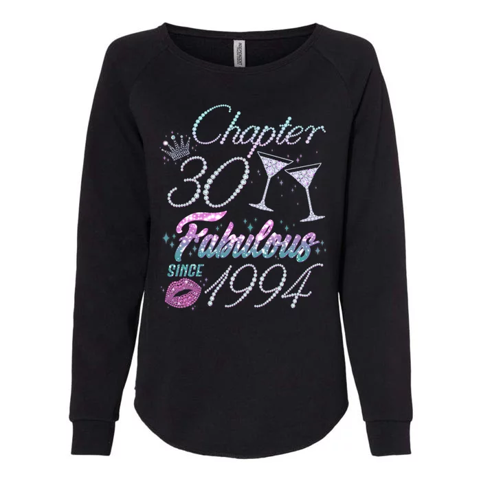 Cute Chapter 30th Birthday Fabulous Since 1994 Womens California Wash Sweatshirt