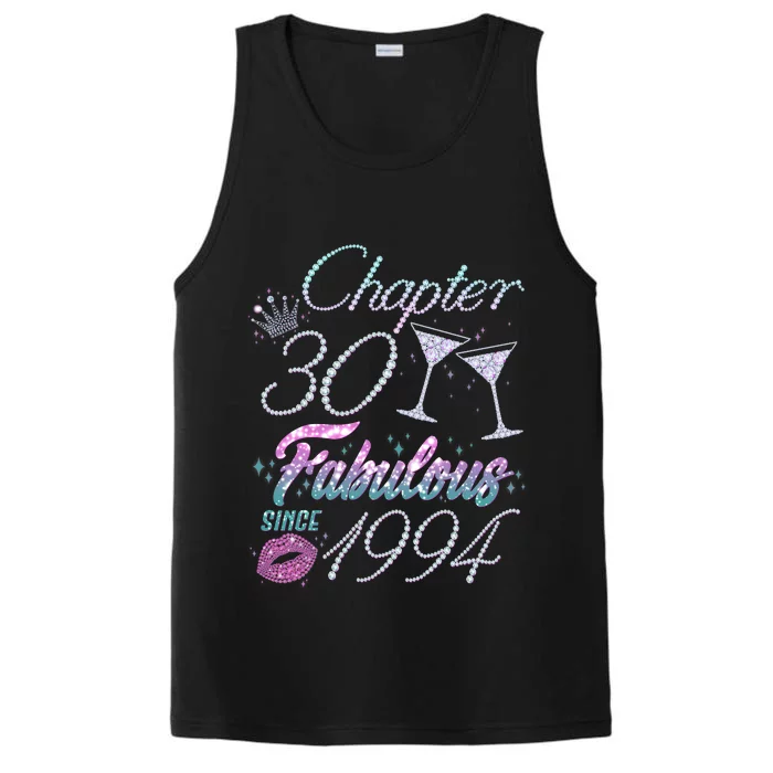 Cute Chapter 30th Birthday Fabulous Since 1994 Performance Tank