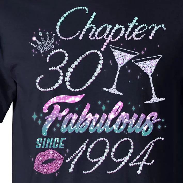 Cute Chapter 30th Birthday Fabulous Since 1994 Tall T-Shirt