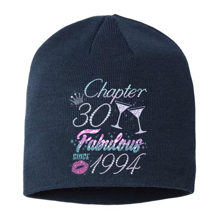 Cute Chapter 30th Birthday Fabulous Since 1994 8 1/2in Sustainable Knit Beanie