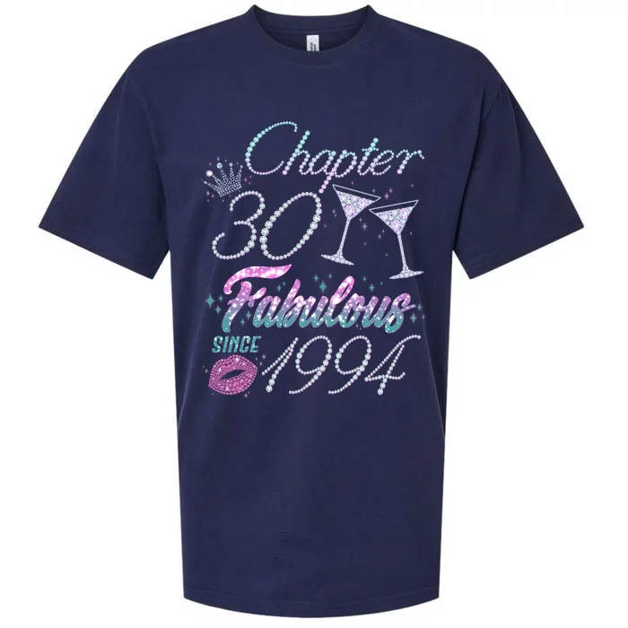 Cute Chapter 30th Birthday Fabulous Since 1994 Sueded Cloud Jersey T-Shirt