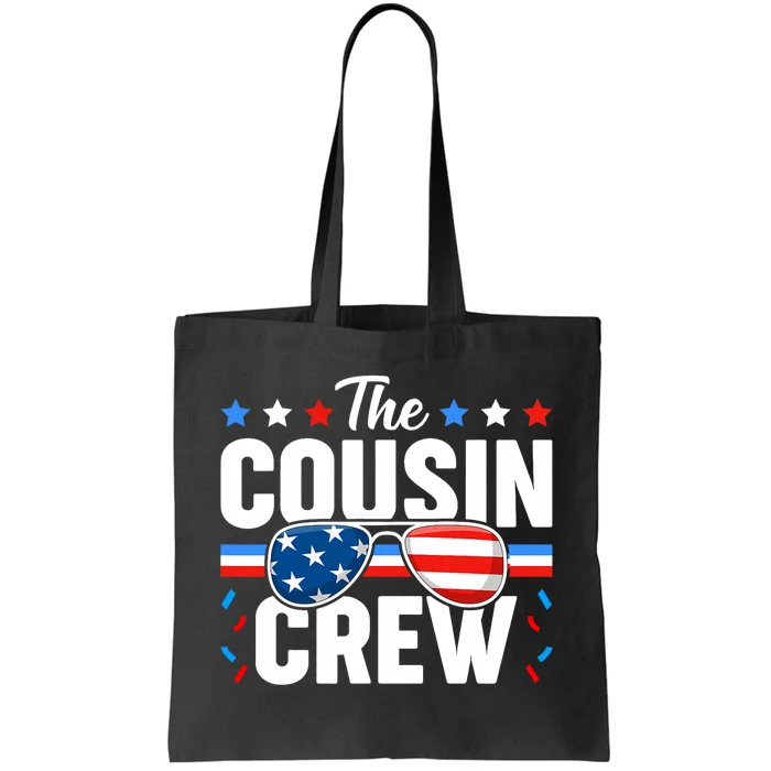 Cousin Crew 4th Of July Patriotic American Family Matching Tote Bag