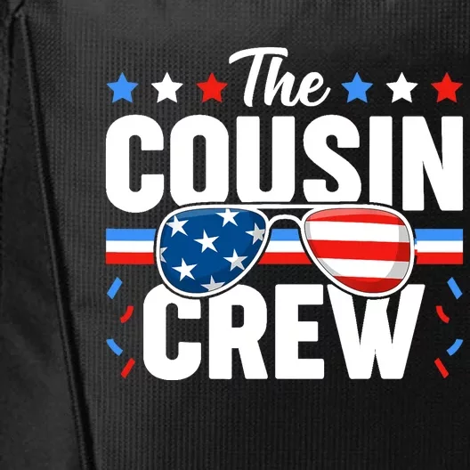 Cousin Crew 4th of July Patriotic American Family Matching City Backpack