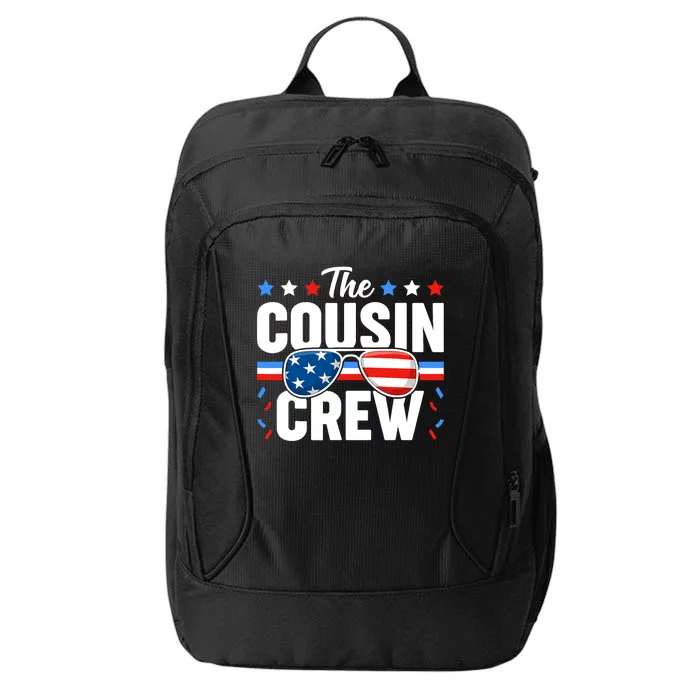 Cousin Crew 4th of July Patriotic American Family Matching City Backpack